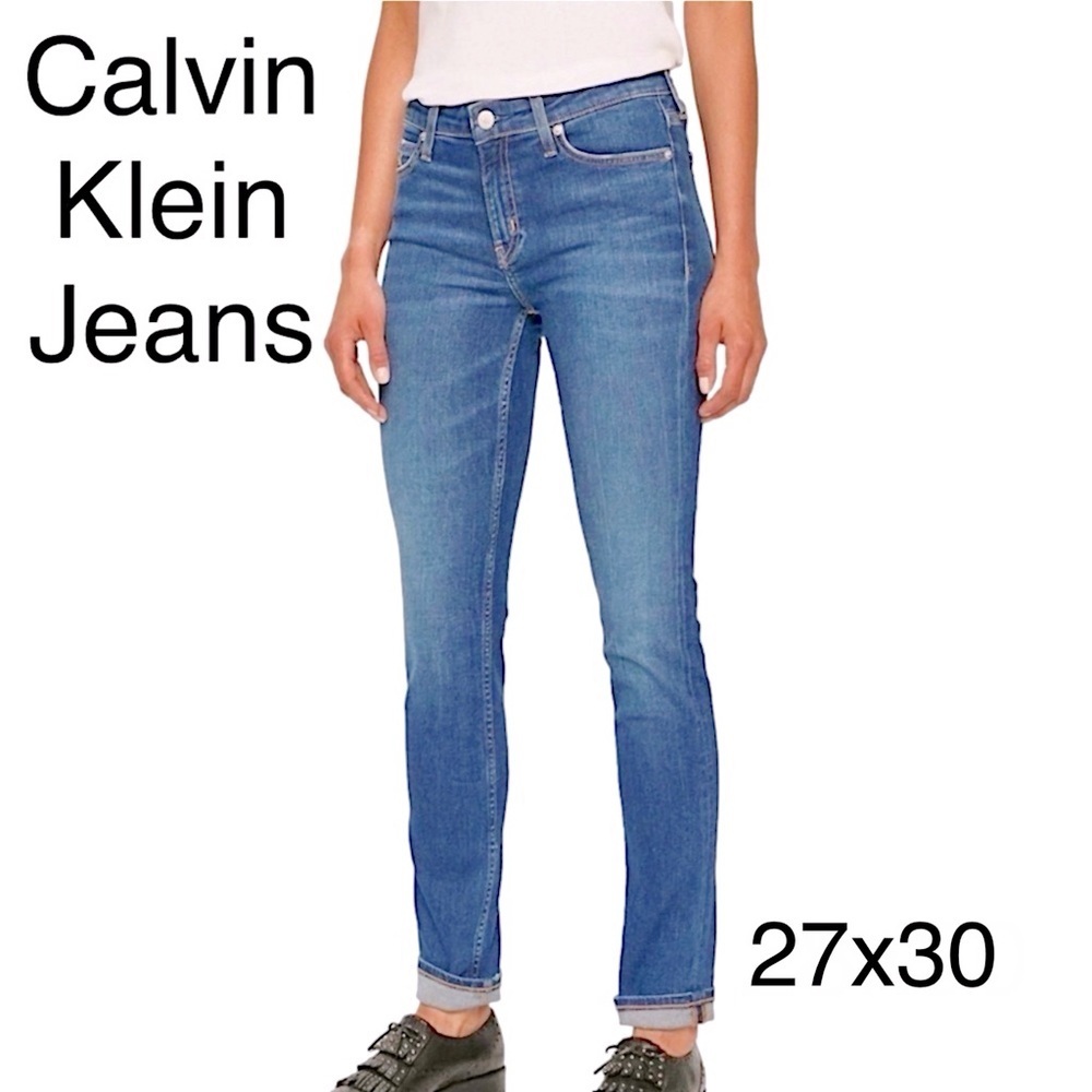 Calvin Klein Jeans Straight Leg Mid Rise Slim 27